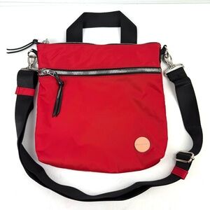 Shorty Love Bag Amuse Crossbody Bag Red Nylon Handbag Retro Brand New